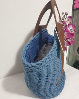 Z/BOLSO RAFIA AZUL