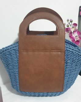 Z/BOLSO RAFIA AZUL