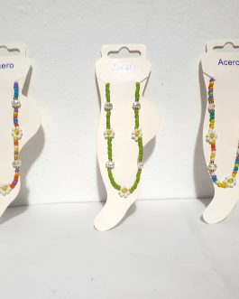 TOBILLERAS DE COLORES X3