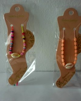 TOBILLERAS CARACOLAS X2