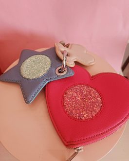 LLAVERO PIEL Z CUELGA BOLSO Y MONEDERO