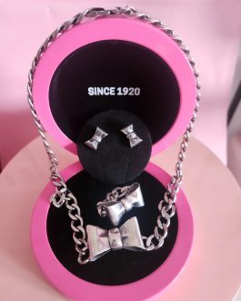 SET CONJUNTO COLLAR BETTY PLATA PAVONADA TOUS