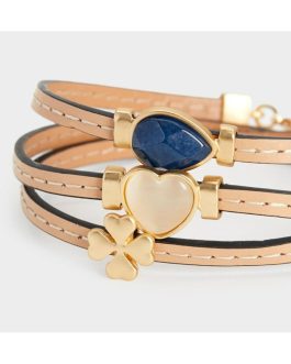 Z JOYAS  PULSERA ROSA DORADA.PARFOIS