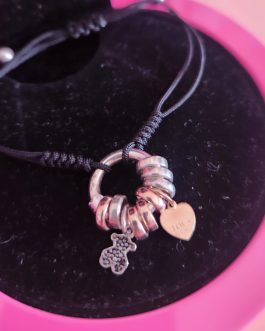 PULSERA PLATA HOLD CORAZON TOUS