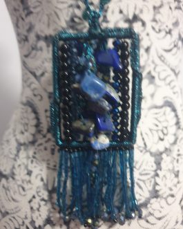 Z COLLAR PEDRERIA AZUL
