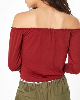 Z/BLUSA BURDEOS. TALL S / 36-DONT CALL ME JENNYFER –