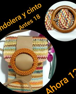 PROMOCIÓN BANDOLERA Y CINTO.