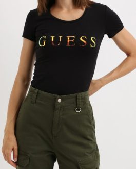 CAMISETA GUESS- NEGRA LOGO -38