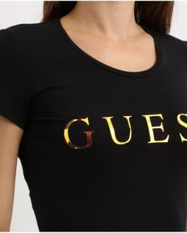 CAMISETA GUESS- NEGRA LOGO -38