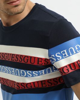 Z/CAMISETA GUESS-100% ALGODON-NEGRO AZUL TALLA S