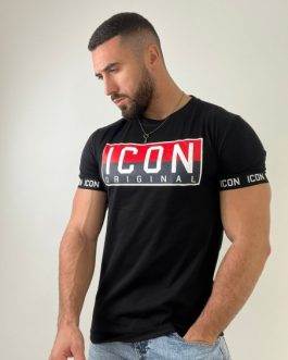 Z CAMISETA CHICO NEGRO ICON/ TALLAS M/L/XL