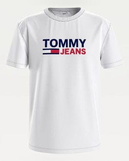 Z/CAMISETA TOMMY HILFIGER JEANS/100%ALGODON/ECOLOGICO BLANCO TALLA M