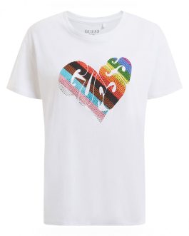 CAMISETA GUESS/ BLANCA TALLA L