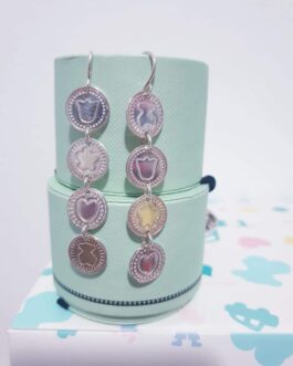Z/PENDIENTES LARGOS PLATA AURA TOUS