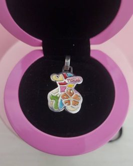 COLGANTE OSO ESMALTADO EN COLORES MACEDONIA TOUS