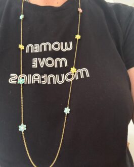 Z/Collar vermeil flores tous