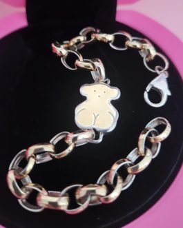 PULSERA BILAMINADA ORO TOUS