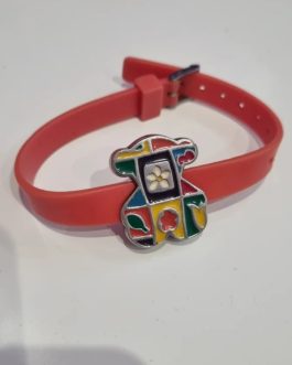 PULSERA PLATA CAUCHO HIPPIES TOUS