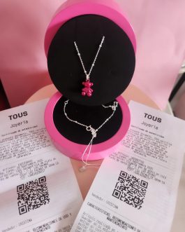 COLLAR OSO BOLD ROSA MEDIANO TOUS