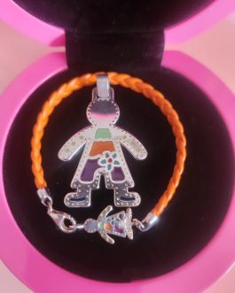 CONJUNTO NIÑO PLATA ESMALTADO EN COLORES TOUS