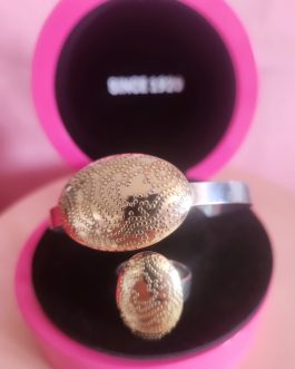CONJUNTO ORO COLECCION IKUJI BILAMINADO ORO 18 KT TOUS